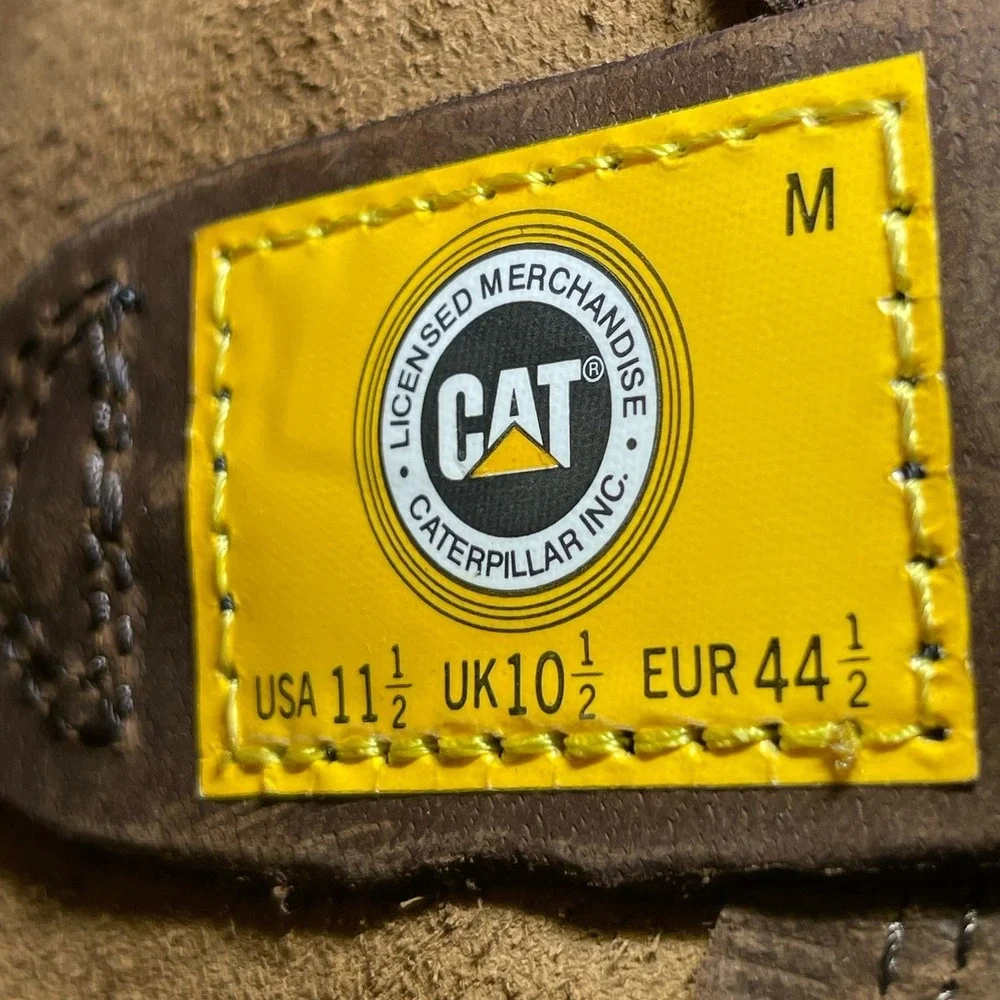 Caterpillar Drawbar Pull-On Steel Toe Work Boots Men's Size 11.5 Brown NEW